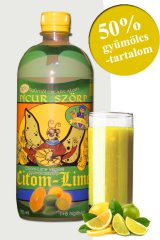 Picur citrom lime szörp 50% gyümölcstartalommal